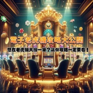 電子老虎機攻略大公開！想在老虎機大撈一筆？這份攻略你一定要看！