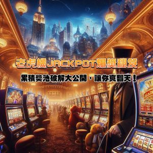 Jackpot爆獎秘笈！老虎機累積獎池破解大公開，讓你爽翻天！