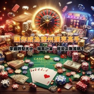 讓你成為德州撲克高手！ 掌握牌型大小、機率計算，輕鬆贏取籌碼！