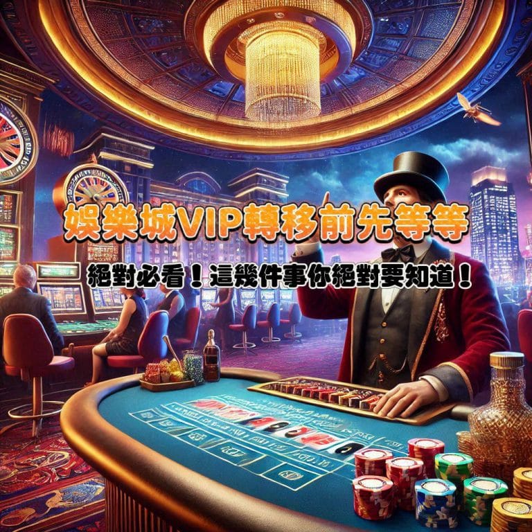 絕對必看！娛樂城VIP轉移前先等等！這幾件事你絕對要知道！