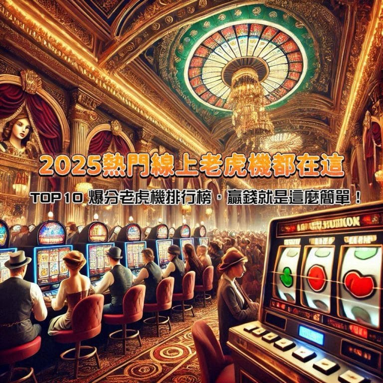 2025熱門線上老虎機都在這!TOP10爆分老虎機排行榜,贏錢就是這麼簡單!