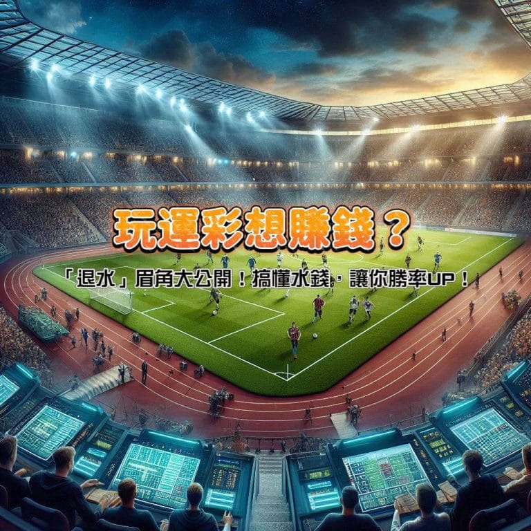 玩運彩想賺錢?「退水」眉角大公開!搞懂水錢,讓你勝率UP!