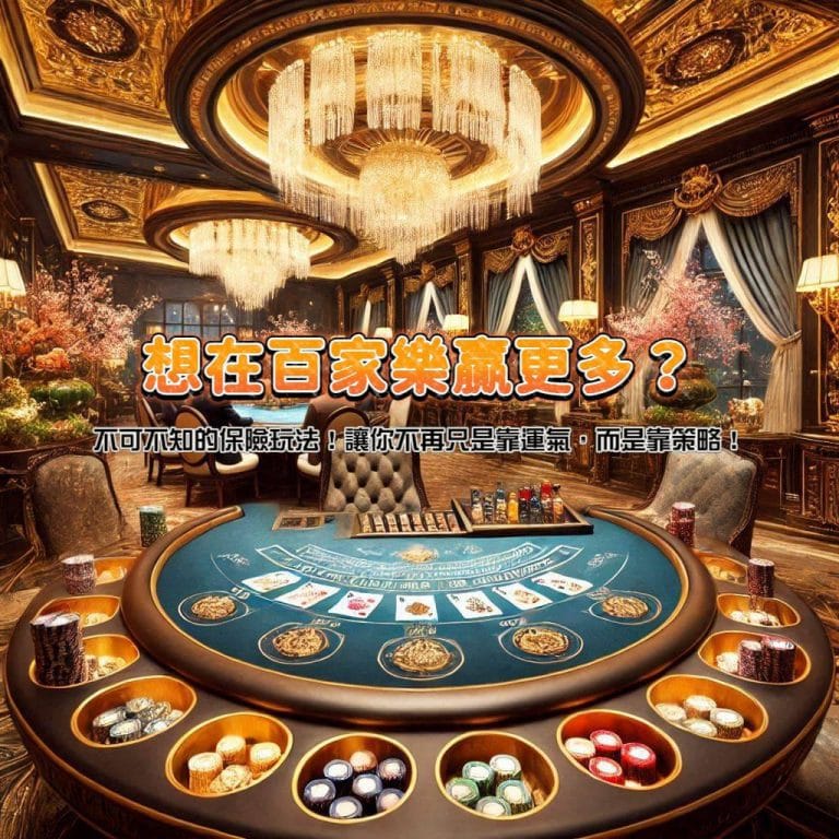想在百家樂贏更多?不可不知的保險玩法!讓你不再只是靠運氣,而是靠策略!