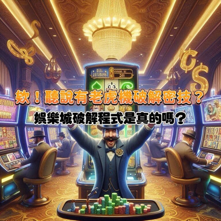 欸!聽說有老虎機破解密技?娛樂城破解程式是真的嗎?
