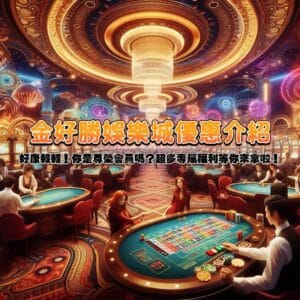 金好勝娛樂城優惠介紹：好康報報！你是尊榮會員嗎？超多專屬福利等你來拿啦！