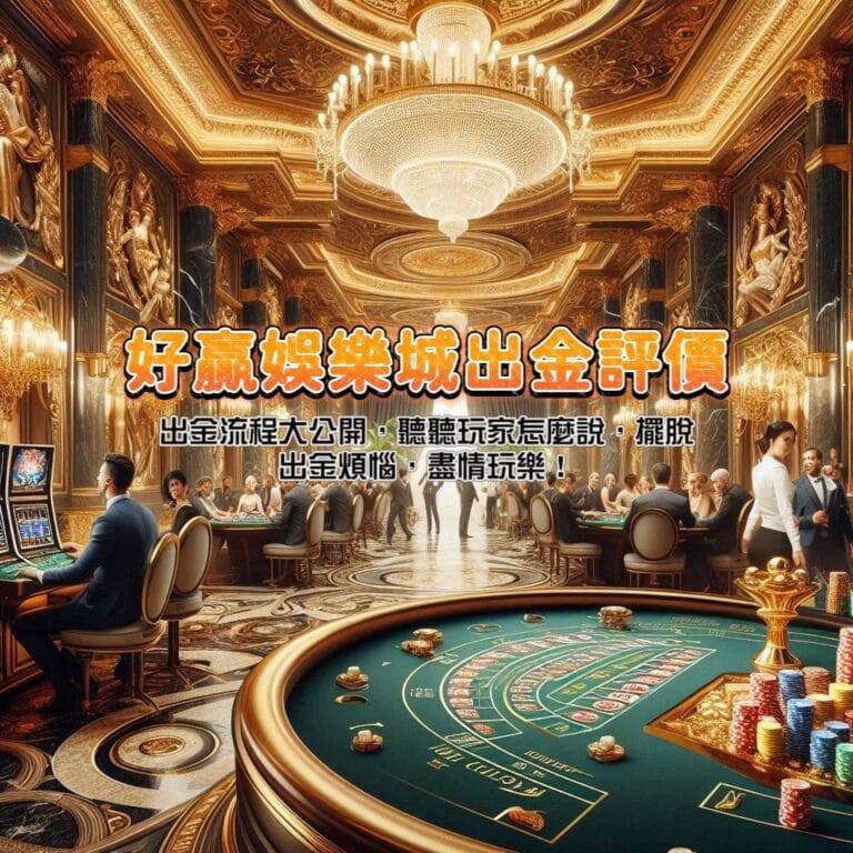 好贏娛樂城出金評價：出金流程大公開，聽聽玩家怎麼說，擺脫出金煩惱，盡情玩樂！