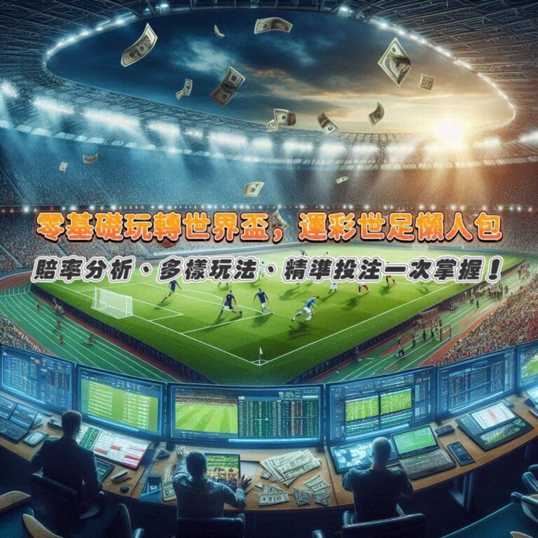 零基礎玩轉世界盃!運彩世足懶人包:賠率分析、多樣玩法、精準投注一次掌握!