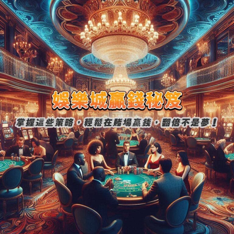 娛樂城贏錢秘笈:掌握這些策略,輕鬆在賭場贏錢,翻倍不是夢!